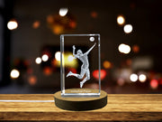 Volleyball Player 3D Engraved Crystal 3D Engraved Crystal Keepsake/Gift/Decor/Collectible/Souvenir