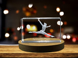 Gynmastics Player 3D Engraved Crystal 3D Engraved Crystal Keepsake/Gift/Decor/Collectible/Souvenir