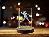 Softball Player 3D Engraved Crystal 3D Engraved Crystal Keepsake/Gift/Decor/Collectible/Souvenir A&B Crystal Collection