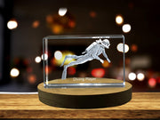 Diving Player 3D Engraved Crystal | Keeprsake à cristal gravé 3D