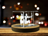Archery Player 3D Engraved Crystal 3D Engraved Crystal Keepsake/Gift/Decor/Collectible/Souvenir A&B Crystal Collection