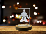 Karate Player 3D Engraved Crystal 3D Engraved Crystal Keepsake/Gift/Decor/Collectible/Souvenir