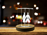 Judo Player 3D Engraved Crystal 3D Engraved Crystal Keepsake/Gift/Decor/Collectible/Souvenir A&B Crystal Collection