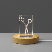 Recognition Award-Winning Crystal Handle Hairdressing Shears - Premium Precision Barber Tools