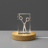 Recognition Award-Winning Crystal Handle Hairdressing Shears - Premium Precision Barber Tools