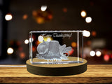 Thanksgiving 10 3D Engraved Crystal Keepsake - Made in Canada