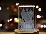 Thanksgiving 4 3D Engraved Crystal Keepsake - Handmade in Canada A&B Crystal Collection
