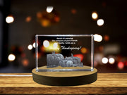 Thanksgiving 7 3D Engraved  Crystal 