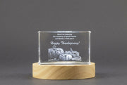Thanksgiving 7 3D Engraved  Crystal 