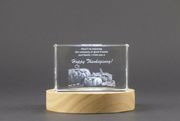 Thanksgiving 7 3D Engraved  Crystal 