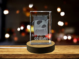Mignon Cow 3D Gravure Crystal 3D Crystal gravé Crystal / Gift / Decor / Collectible / Souvenir