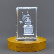 3D Engraved Crystal Trophy Award Recognition — Made in Canada