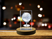 Intricately Crafted Crystal Globe Sculpture - A Detailed Atlas in Palmc of Your Hand