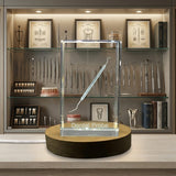 Dental Probe 3D Engraved Crystal Trophy Award — Made in Canada - Custom Award From A&B Crystal Collection