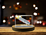 Recognition 3D Engraved Crystal Police Whistle Trophy Award - Gift for Law Enforcement Officers