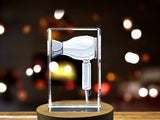 Unique Gift Luxury 3D Engraved Crystal Design Hair Dryer A&B Crystal Collection