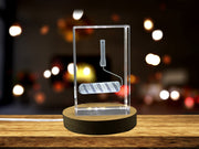 Crystal Paint Roller Trophy with 3D Engraved Design for Recognition – Gift Box Included