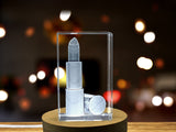 A Crystal Muse - Lipstick Sculpted in Fine Detail A&B Crystal Collection