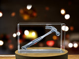 A Faceted Crystal Claw Hammer - A Tribute to Craftsmanship A&B Crystal Collection