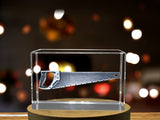 A Faceted Crystal Hacksaw Blade - Celebrating Craftsmanship Through Adaptability A&B Crystal Collection