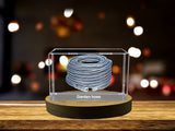 Cultivating Nature's Bounty - Crystal Garden Hose Sculpture A&B Crystal Collection