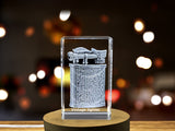 A Crystal Flame - Vintage Lighter Sculpted in Exquisite Detail A&B Crystal Collection