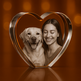 Personalized 3D Crystal Photo Gifts - Made in Canada - Custom Award From A&B Crystal Collection