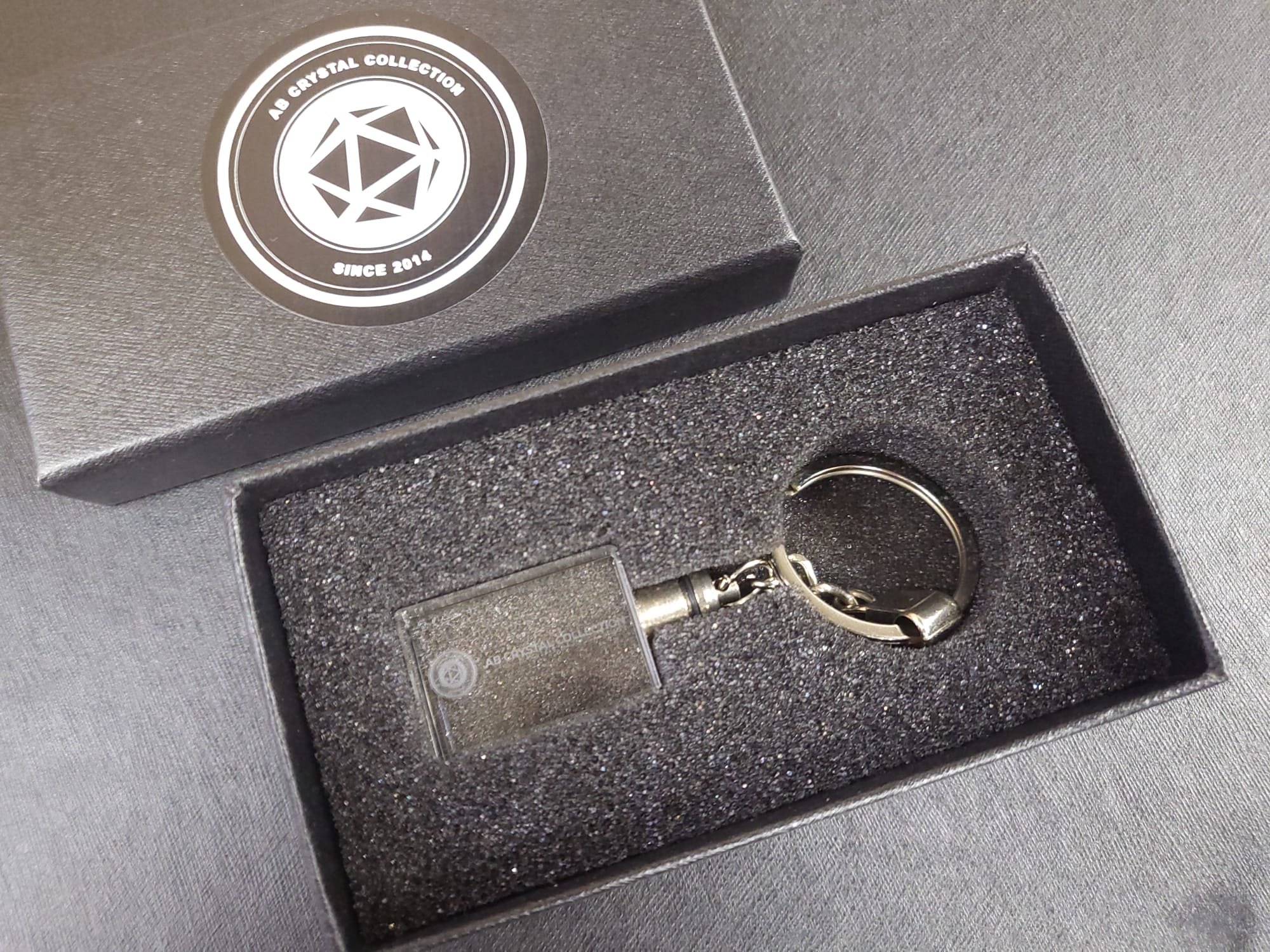 Personalized LED Photo Keychain - Custom 2D Image Etched, Comes With Gift Box
