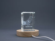 Pakistan 3D Engraved Crystal 