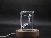 Japan 3D Engraved Crystal 