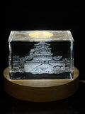 3D Engraved Crystal Gift Featuring the Iconic Architecture of Summer Palace, Beijing
