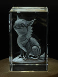 Lumifox 3D Engraved Crystal Gift - Unique Fox Keepsake