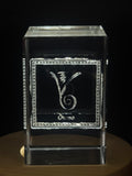 Dumo 3D Engraved Crystal Gift – Sacred Karuna Reiki Symbol