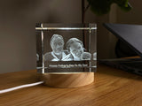 Personalized 3D Crystal Photo Gifts - Made in Canada A&B Crystal Collection