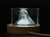 St. Mary MacKillop 3D Engraved Crystal Gift - Inspirational Faith Keepsake