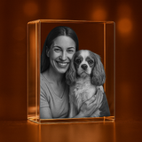 Personalized 3D Crystal Photo Gifts - Made in Canada - Custom Award From A&B Crystal Collection
