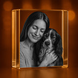 Personalized 3D Crystal Photo Gifts - Made in Canada - Custom Award From A&B Crystal Collection