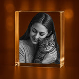 Personalized 3D Crystal Photo Gifts - Made in Canada - Custom Award From A&B Crystal Collection