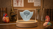 3D Engraved Crystal Urinary Bladder Recognition Keepsake Trophy | Ideal Gift for Urologists