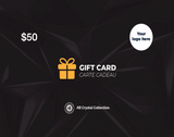 AB Crystal Collection Branded Physical Gift Card - Pack of 100 50$ A&B Crystal Collection