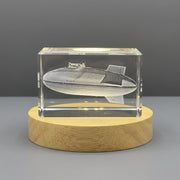 Lighter Than Air 3D Engraved Crystal Gift — Made in Canada