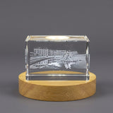 Schönbrunn Palace 3D Engraved Crystal Gift — Made in Canada