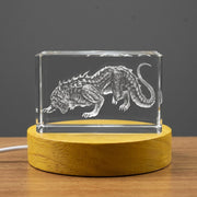 Drake Dragon 3D Engraved Crystal Gift — Made in Canada