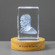 Braideds Cut 3D Engraved Crystal Gift — Made in Canada