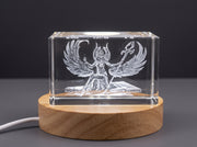 Isis 3D Engraved Crystal