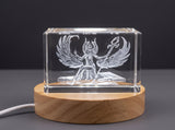 Isis 3D Engraved Crystal Trophy Award — Made in Canada