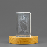 PTAH 3D Gravure Crystal 3D Crystal gravé Crystal / Cadeau / Décor / Collectible / Souveniture