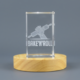 Bake’n’roll 3D Crystal gravé Crystal 3D Crystal Savouinage / Cadeau / Decor / Collectible / Souvenir