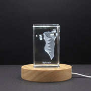 Bahreïn 3D Crystal gravé Crystal 3D Crystal gravé Crystal / Gift / Decor / Collectible / Souvenir