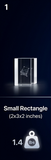 Small Rectangle 3D Pet Crystal Photo Gift